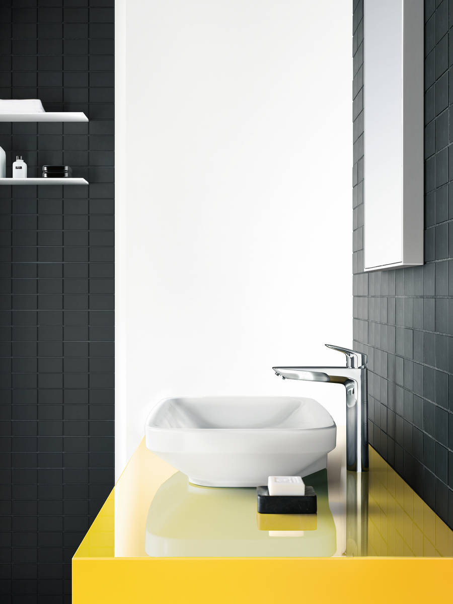 Hansgrohe cмесител за умивалник с pop-up витло за сифон LOGIS 190