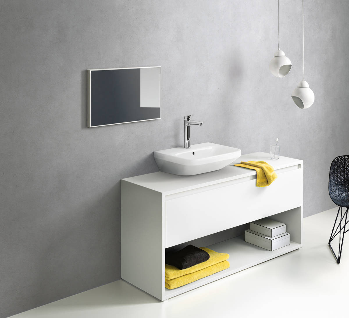 Hansgrohe cмесител за умивалник с pop-up витло за сифон LOGIS 190