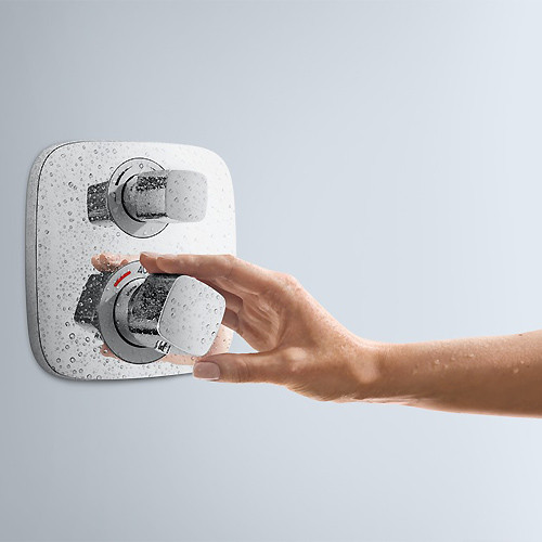 Hansgrohe термостатен cмесител с две функции за вграждане ECOSTAT Е