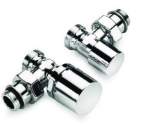 Ercos комплект хромирани клапани за лири 1/2х3/4