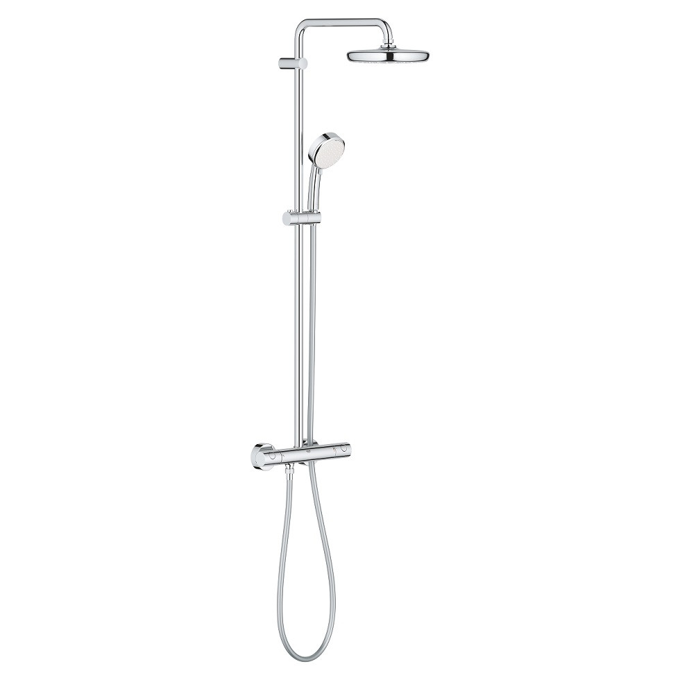 GROHE Tempesta Cosmopolitan System 210 - душ система с термостат за стенен монтаж