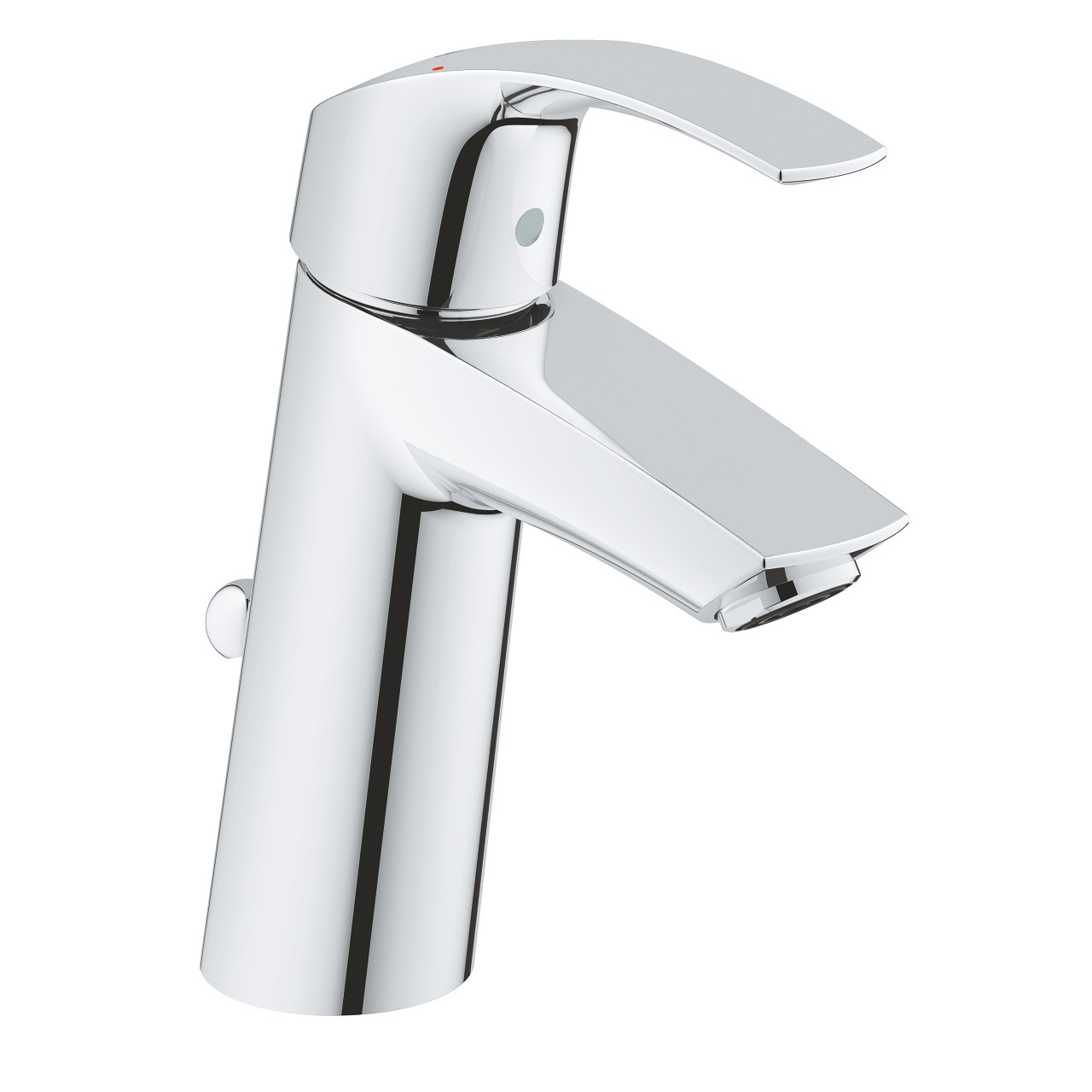 GROHE Eurosmart - смесител за умивалник с изпразнител 1/2″, едноръкохватков, M-размер