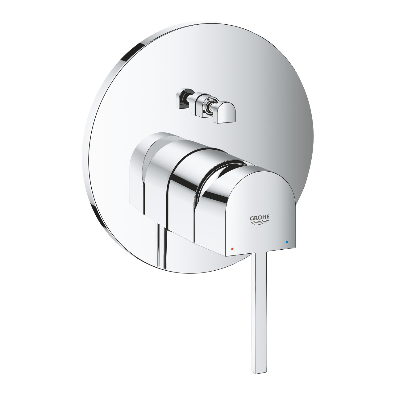 GROHE Plus - смесител за вграждане за вана/душ с 2-степенен превключвател, едноръкохватков