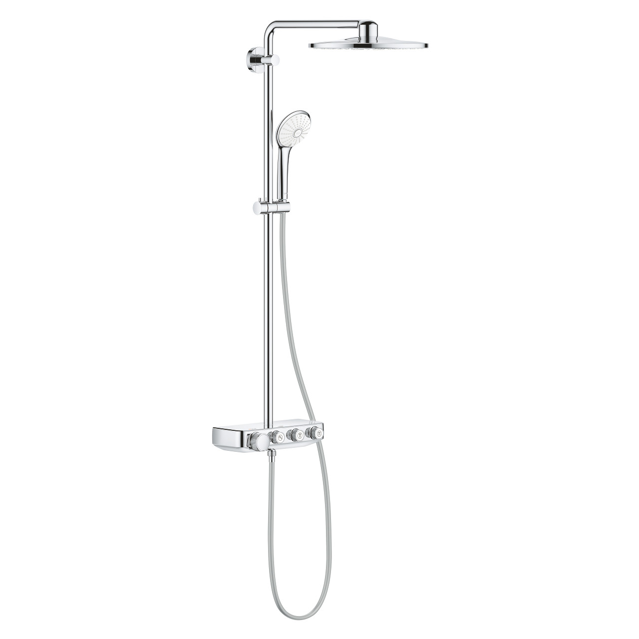 GROHE Euphoria SmartControl 310, душ система с термостат, душ глава Rainshower 310 SmartActive с 2 струи