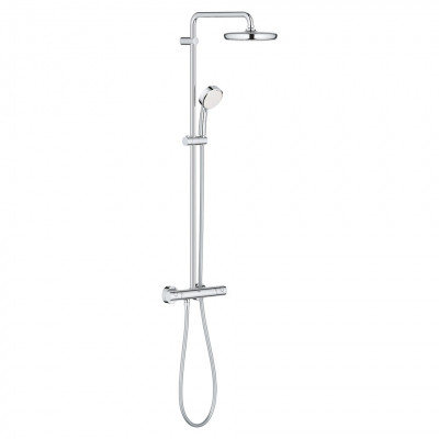GROHE Tempesta Cosmopolitan System 210 - душ система с термостат за стенен ...