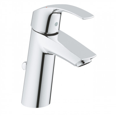 GROHE Eurosmart - смесител за умивалник с изпразнител 1/2″, едноръкохватков...
