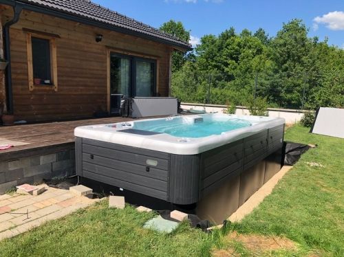 Проект минибасейн-джакузи Wellis SwimSpa Amazonas Turbine, село Сулица 97