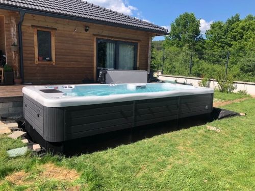 Проект минибасейн-джакузи Wellis SwimSpa Amazonas Turbine, село Сулица 97