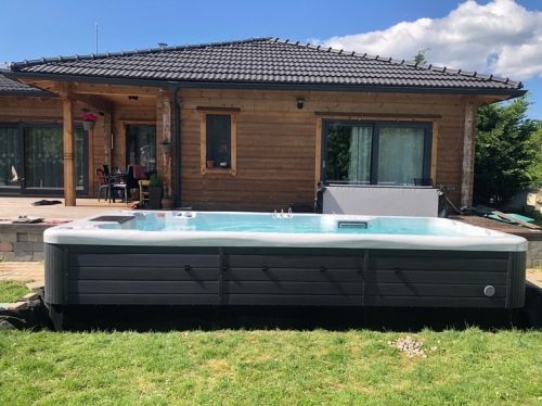 Проект минибасейн-джакузи Wellis SwimSpa Amazonas Turbine, село Сулица 97