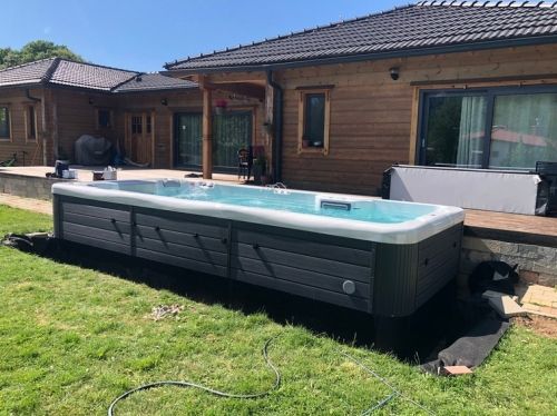 Проект минибасейн-джакузи Wellis SwimSpa Amazonas Turbine, село Сулица 97