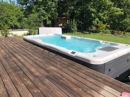 Проект минибасейн-джакузи Wellis SwimSpa Amazonas Turbine, село Сулица 97
