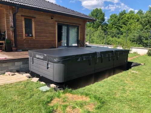 Проект минибасейн-джакузи Wellis SwimSpa Amazonas Turbine, село Сулица 97